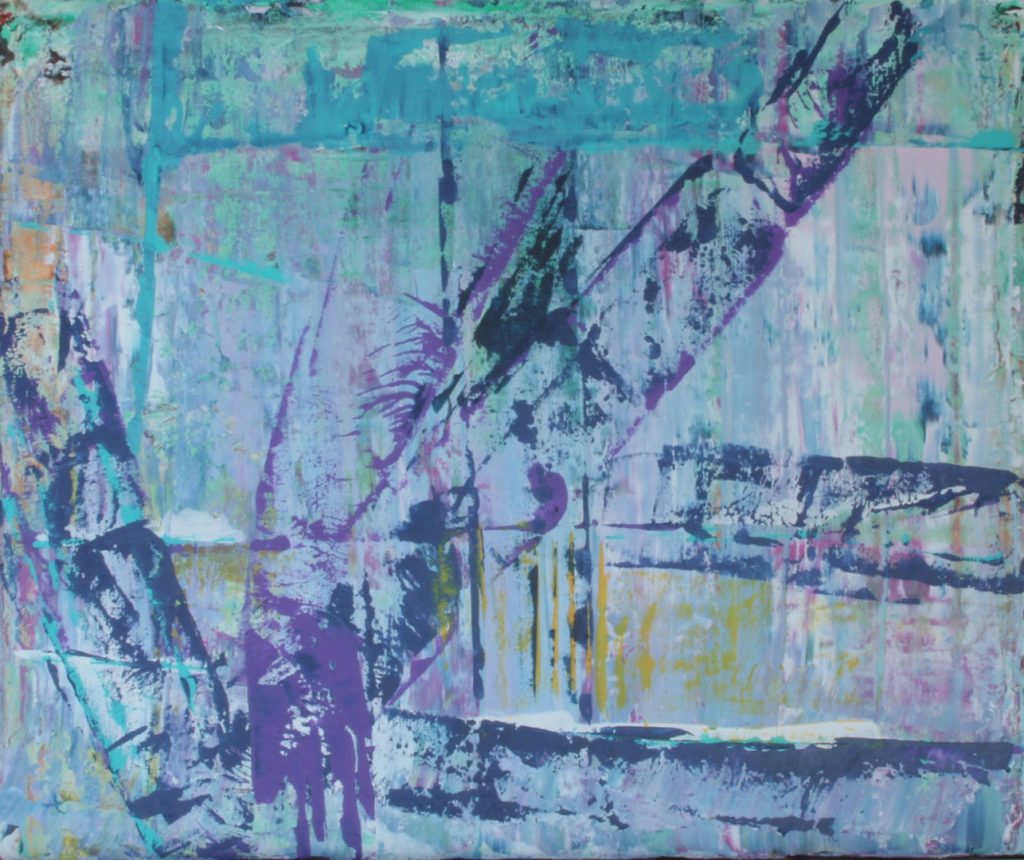 ©Annina Laely - Arina - Acrylic on canvas - 55 x 46 cm - 2024