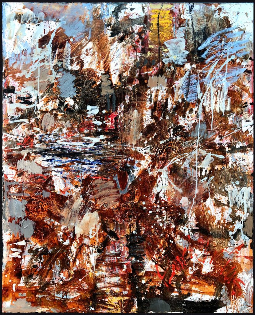 ©Peter Backhaus-Into the mystics - Oil on Canvas - 122 x 99 cm - 2024