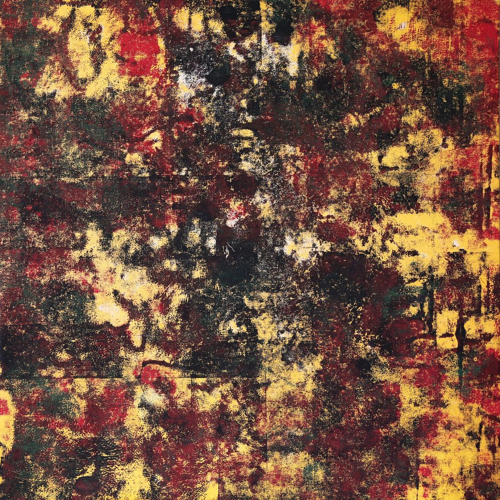 GB, Hochdruck auf Leinwand, 100 x 100 cm, 2016