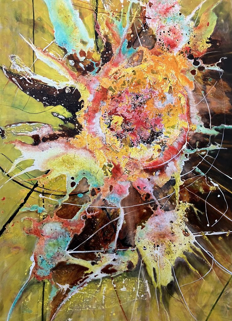 Sunflower, Öl auf Leinwand, 165 x 100 cm, 2019