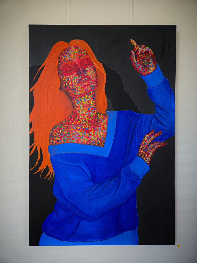 Ohne Titel, Acryl auf Leinwand, 80 x 120 cm, 2026