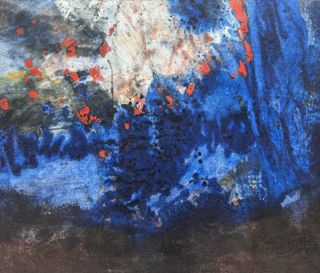 Cosmic Mental Image Series（Negative Ion Art Print） (No.04), „Mixed-Media-SlHL-Kunstpapier“, 75 x 63 cm, 2012