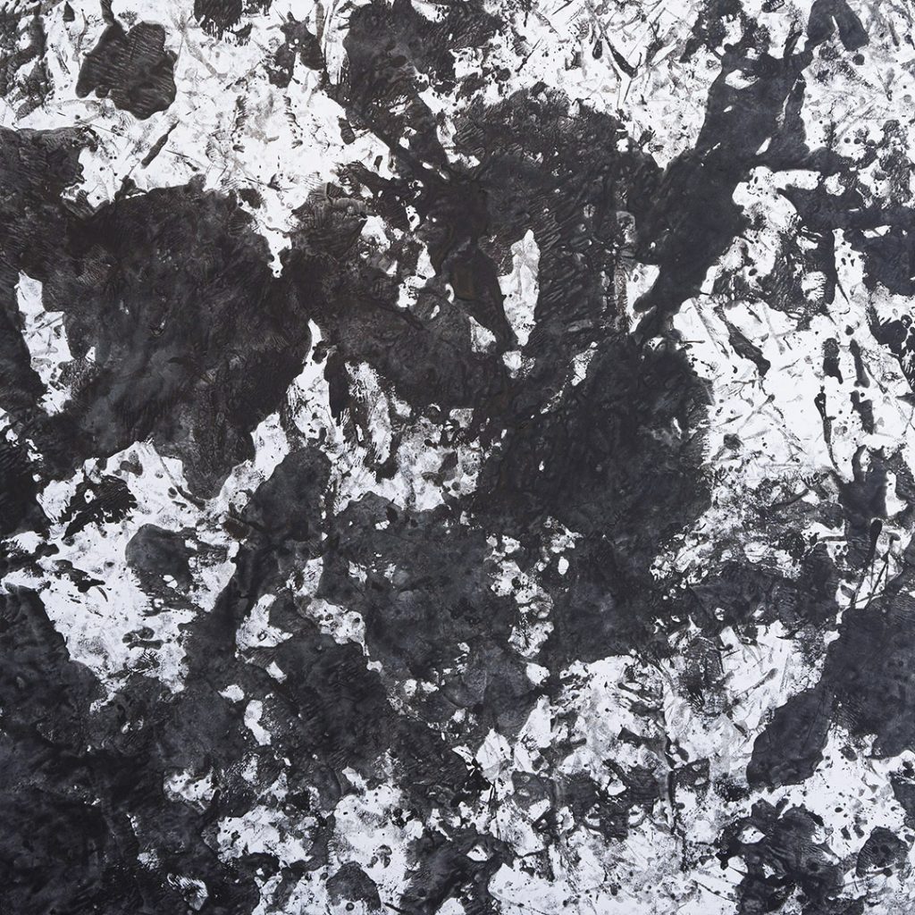 DA, Hochdruck auf Leinwand, 190 x 190 cm, 2022