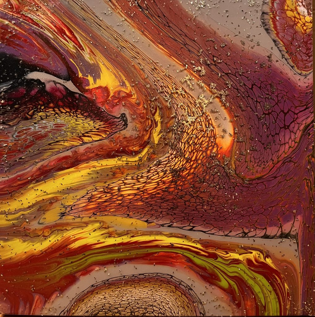 Energy_Vibes, Mixed Media, 60 x 60 cm, 2025